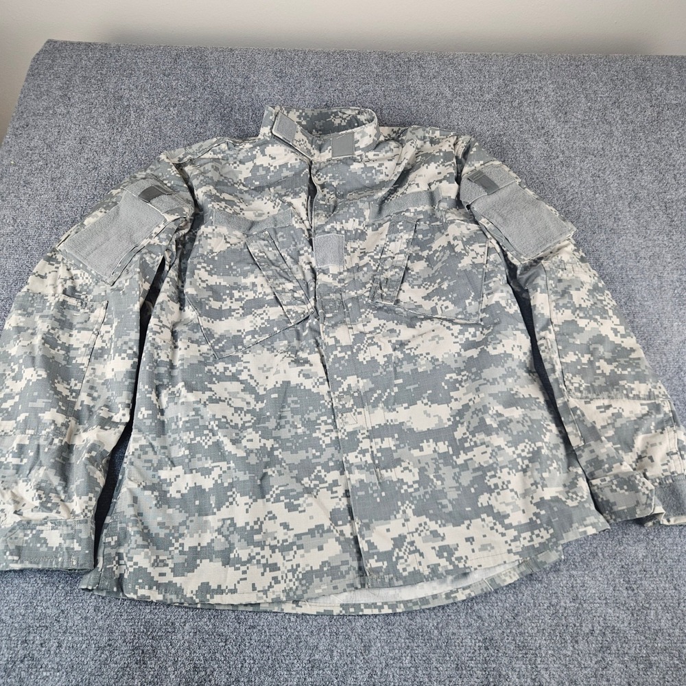 US Army Combat Uniform ACU Digital Camo Jacket‎ Coat Large Regular 8415-01-519